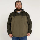 Olive green hooded jacket from Snow Country Outerwear 3X-7X Men’s Big Rain Jacket Windbreaker
