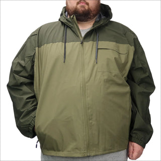 Snow Country Outerwear 3X-7X Men’s Big Sizes Windbreaker Packable Rain Jacket