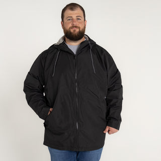 Men’s Big 3XL-7XL Rain Jacket  Windguard Windbreaker Coat Spring Fall