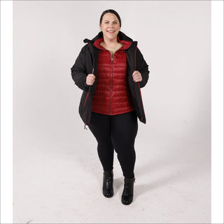 Women’s Plus Size 1X-6X Winter Down Alternative 3in1 Coat Jacket Snow Country Outerwear Alps
