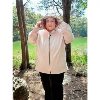 Women’s Plus Size 1X-6X Waterproof Rain Jacket Windbreaker coat Camden Spring Fall