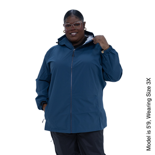 Women's Plus Size Rain Jacket - The Camden - 1X-6X