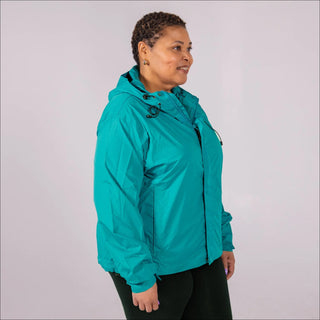 Women’s Plus Size Packable 1X-6X Windbreaker Rain Jacket