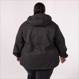 Women’s Plus Size 1X-6X  Micro Fleece Soft Shell  Updated Jacket Coat Spring or Fall Outerwear
