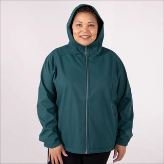 Women’s Plus Size 1X-6X  Micro Fleece Soft Shell  Updated Jacket Coat Spring or Fall Outerwear