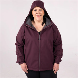 Women’s Plus Size 1X-6X  Micro Fleece Soft Shell  Updated Jacket Coat Spring or Fall Outerwear