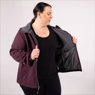 Women’s Plus Size 1X-6X  Micro Fleece Soft Shell  Updated Jacket Coat Spring or Fall Outerwear
