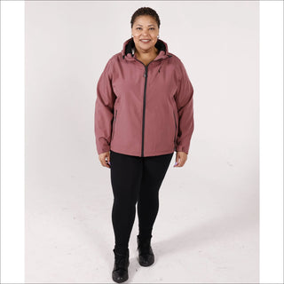 Women’s Plus Size 1X-6X  Micro Fleece Soft Shell  Updated Jacket Coat Spring or Fall Outerwear