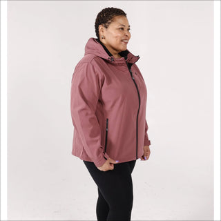Women’s Plus Size 1X-6X  Micro Fleece Soft Shell  Updated Jacket Coat Spring or Fall Outerwear