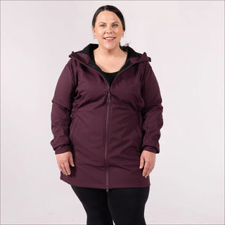 Women’s Plus Size Stowe 1X-6X Mid Length Soft Shell Jacket