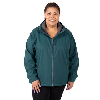 Women’s Plus Size 1X-6X  Micro Fleece Soft Shell  Updated Jacket Coat Spring or Fall Outerwear