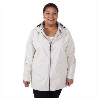 Women’s Plus Size 1X-6X Waterproof Rain Jacket Windbreaker coat Camden Spring Fall