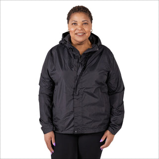 Women’s Plus Size Packable 1X-6X Windbreaker Rain Jacket