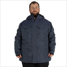 Blue hooded winter parka from Snow Country Outerwear Men’s Big Sizes 2XL-7XL
