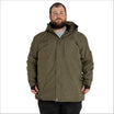 Olive green hooded parka from Men’s Big Sizes Insulated Winter Snow Ski Jacket Coat