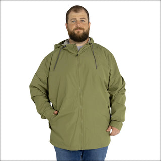 Men’s Big 3XL-7XL Rain Jacket  Windguard Windbreaker Coat Spring Fall