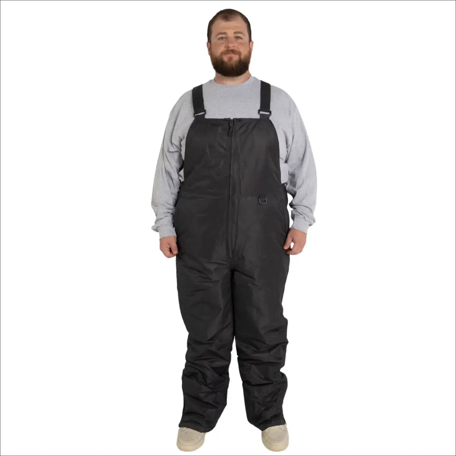 Black insulated bib overalls for skiing and snowboarding from Snow Country Outerwear