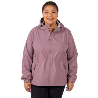 Plus Size 1X-6X Women's Rain Jacket Wind Breaker Mystique