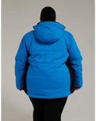 Blue hooded puffer jacket from Snow Country Outerwear Womens Aspen Ski Coat