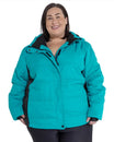 Teal puffer jacket from Snow Country Outerwear Womens Aspen Ski Jacket Coat