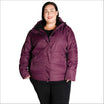 Plum-colored puffer jacket from Snow Country Outerwear Womens Aspen Ski Jacket Coat