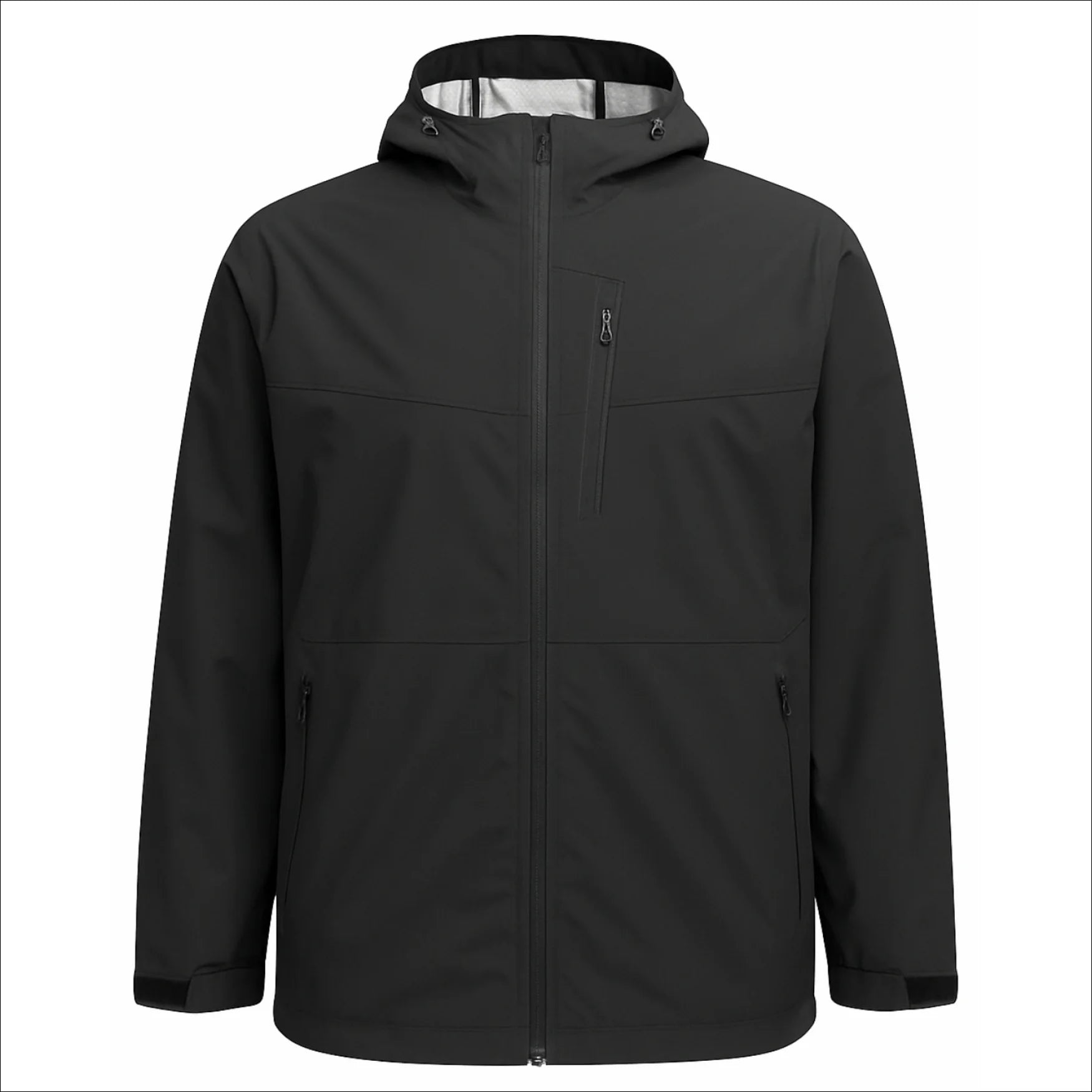 Mens Big Rain Jacket Waterproof Hooded 2XL-7XL Mystique