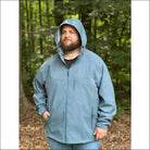 Mens Big Rain Jacket Waterproof Hooded 2XL-7XL Mystique
