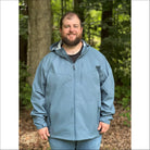 Mens Big Rain Jacket Waterproof Hooded 2XL-7XL Mystique