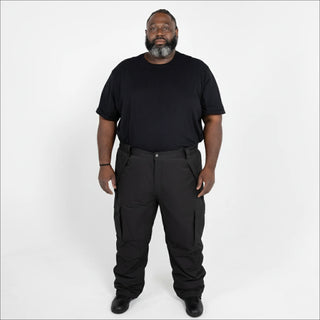 Snow Country Outerwear Men's Big 2XL-7XL Cargo Snow Ski Pants