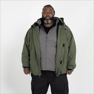 Snow Country Outerwear Men's 3in1 Winter Coat Cascade 3XL-7XL