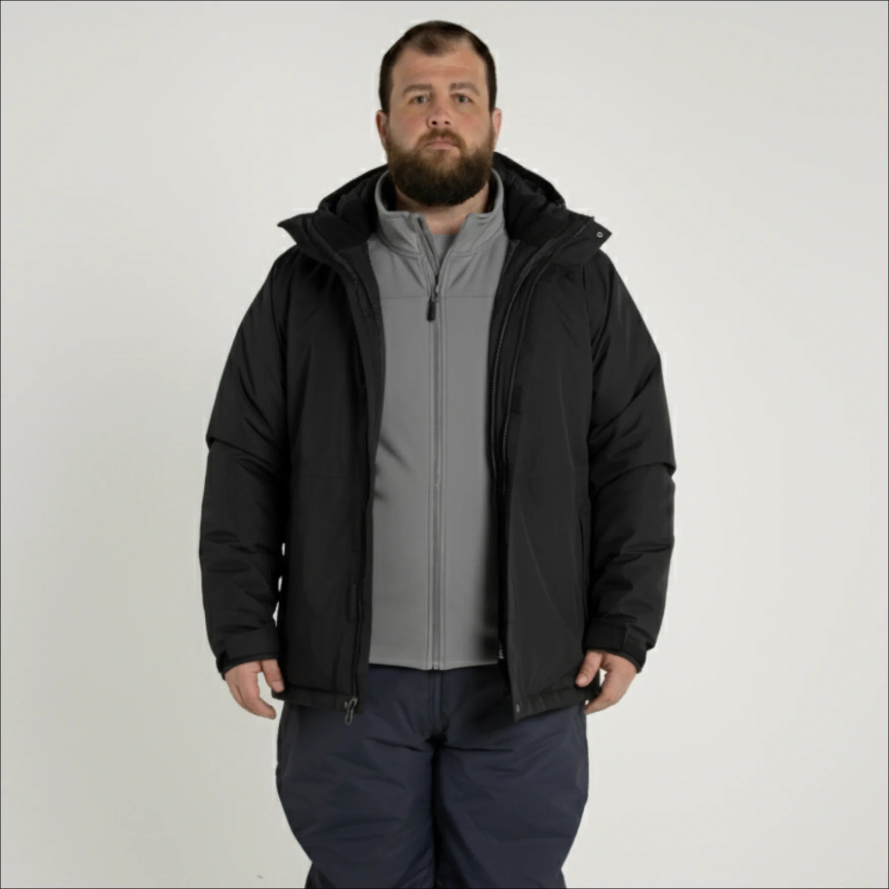 Snow Country Outerwear Men's 3in1 Winter Coat Cascade 3XL-7XL