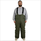 Snow Country Outerwear Mens Big and Tall Insulated Ski Snow Bibs Suspender Pants 2XL-7XL Tall and Regular Length
