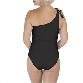 Carole Hochman Womens Shoulder Tie One Piece Swimsuit Black 8 10 12 14 - Swimsuits
