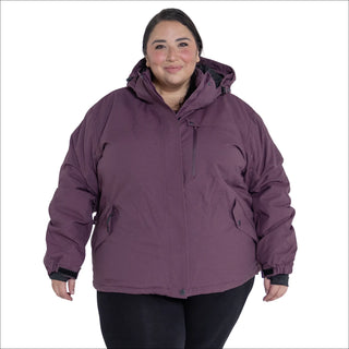 plus size ski jacket 1X / Eggplant