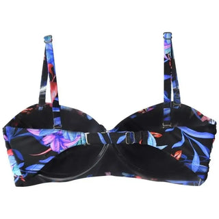 Floral print bikini top from Heat Women’s Bandeau Bikini Swimsuit Top 38-42 E F Cup