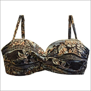 Heat Womens Bandeau Bikini Swimsuit Top D DD E F Cup - E Cup / Modern Tribe - Womens