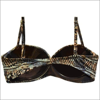 Heat Womens Bandeau Bikini Swimsuit Top D DD E F Cup - Womens