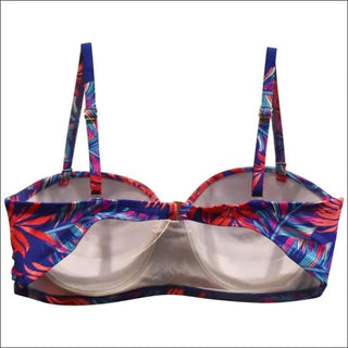 Heat Womens Bandeau Bikini Swimsuit Top D DD E F Cup - Womens