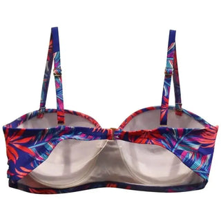 Floral print underwire bikini top from Heat Women’s Bandeau Bikini Swimsuit Top