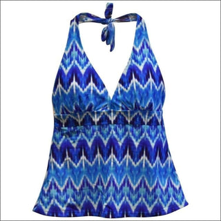 Heat Womens Halter Tankini Swimsuit Top S M L XL - Small / Rhythm and Blues - Womens