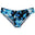 Blue Black Floral