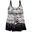 Black White Floral