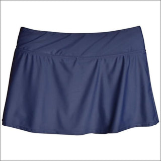 Heat Womens Plus Size Skirtini Swim Skirt Swimsuit Bottoms 18W 20W 22W 24W - 18W / Navy - Womens