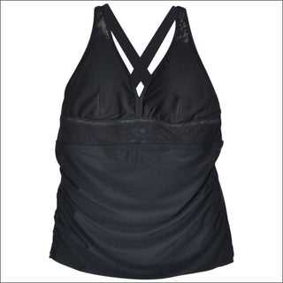 Lysa Womens Plus Size Mariah Tankini Bikini Swimsuit 2pc Set 0X 1X 2X 3X - Swimsuits