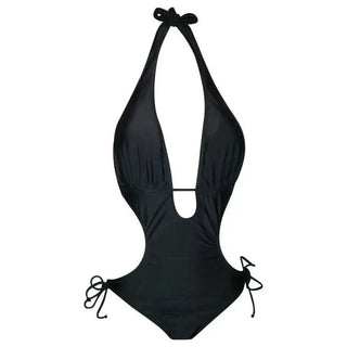 Black halter-neck one-piece swimsuit from NWSC Women’s Monokini collection