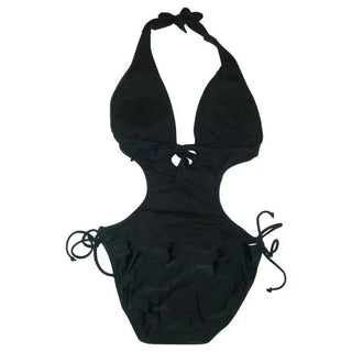 Black halter-neck one-piece swimsuit from NWSC Women’s Monokini collection