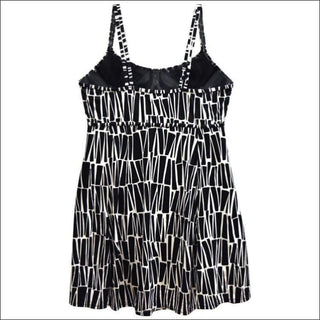 NWSC Womens Plus Size Empire Waist Swimdress Swimsuit 18 20 22 24 W - Womens