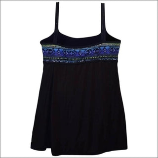 NWSC Womens Plus Size Empire Waist Swimdress Swimsuit 18 20 22 24 W - Womens
