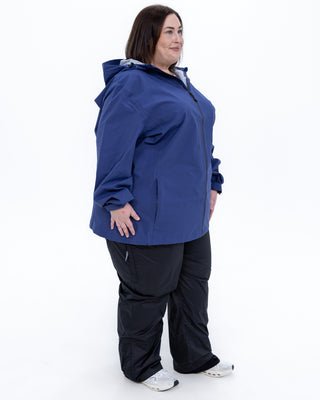 Plus size 804 rain jacket blue 3