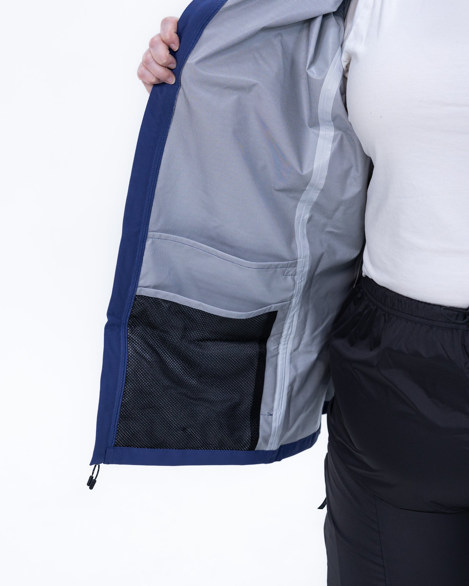 Plus size 804 rain jacket blue 6